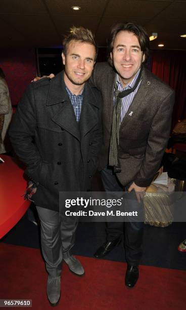 Gary Barlow and Jonathan Ross attend Hamleys' 250th Birthday Party, at Hamleys on February 11, 2010 in London, England.