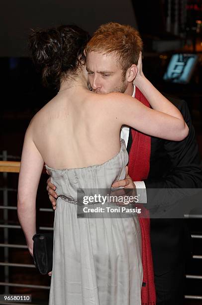 Actors Ben Foster and Janet Montgomery attend the 'Tuan Yuan' Premiere during day one of the 60th Berlin International Film Festival at the Berlinale...