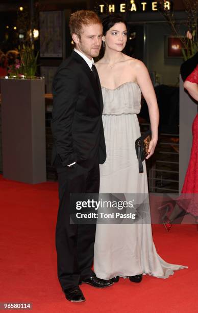 Actors Ben Foster and Janet Montgomery attend the 'Tuan Yuan' Premiere during day one of the 60th Berlin International Film Festival at the Berlinale...