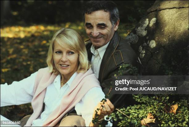 Charles Aznavour with Ulla.