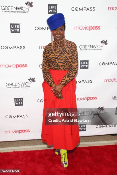 Ms. Lauryn Hill attends the Opening Night Party for the 2018 Greenwich International Film Festival at the Boys and Girls Club of Greenwich on June 1,...