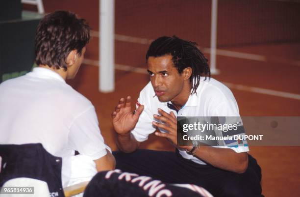 Yannick Noah & Arnaud Boetsch.