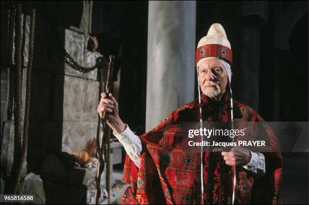 Sir John Gielgud.