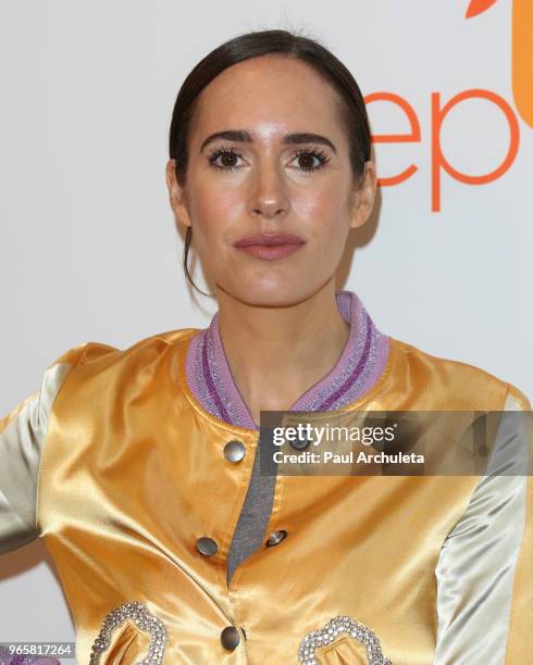 Personality Louise Roe attends Step Up's 14th Annual Inspiration Awards at the Beverly Wilshire Four Seasons Hotel on June 1, 2018 in Beverly Hills,...