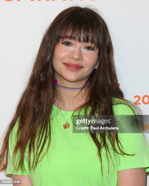 Actress Malina Weissman attends Step Up's 14th Annual Inspiration Awards at the Beverly Wilshire Four Seasons Hotel on June 1, 2018 in Beverly Hills,...