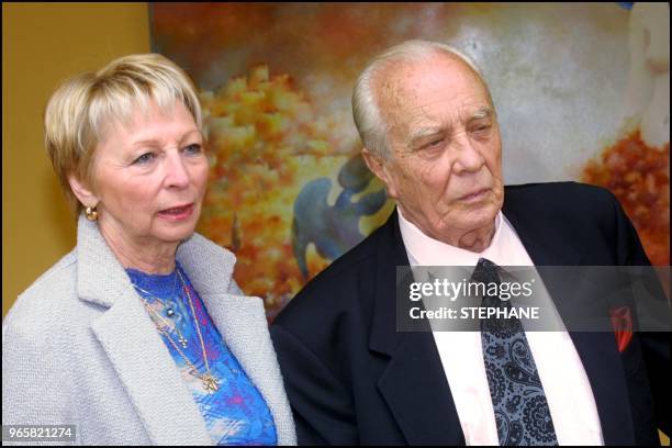 Philippe Lemaire and wife.