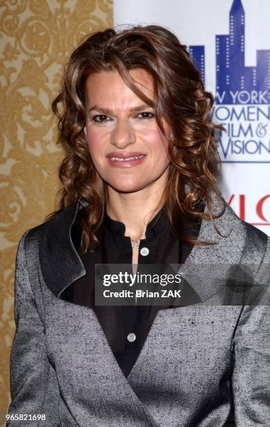 Sandra Bernhardt arrives to the 2004 Muse Awards Luncheon held at the Hilton, New York City.