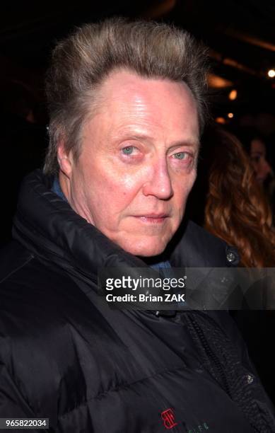 Christopher Walken arrives to the 25th Anniversary of Raging Bull and Collector's Edition DVD Debut held at the Ziegfield Theater, New York City.