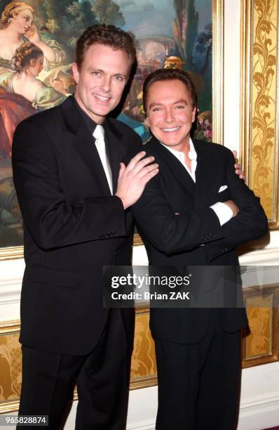 David Cassidy and Patrick Cassidy at Manhattan Theatre Club's annual Winter Benefit "An Intimate Night" held at the Plaza Hotel, NYC.