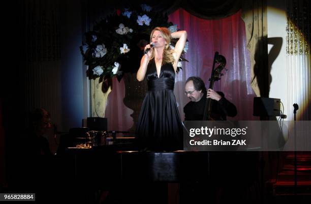 Kelli O' Hara at Manhattan Theatre Club's annual Winter Benefit "An Intimate Night" held at the Plaza Hotel, NYC.