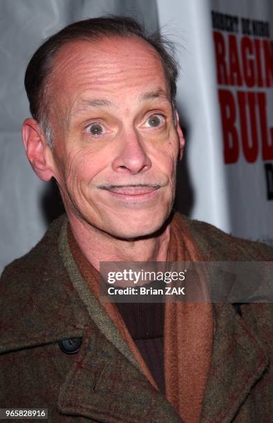 John Waters arrives to the 25th Anniversary of Raging Bull and Collector's Edition DVD Debut held at the Ziegfield Theater, New York City.