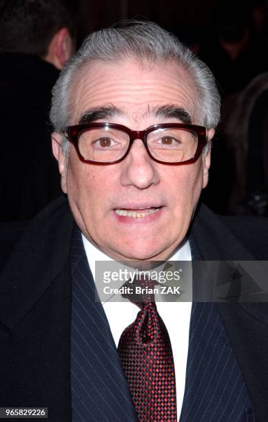 Martin Scorsese arrives to the 25th Anniversary of Raging Bull and Collector's Edition DVD Debut held at the Ziegfield Theater, New York City.