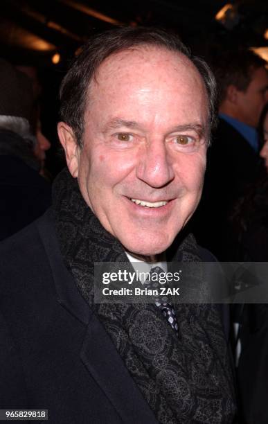 Mort Zuckerman arrives to the 25th Anniversary of Raging Bull and Collector's Edition DVD Debut held at the Ziegfield Theater, New York City.