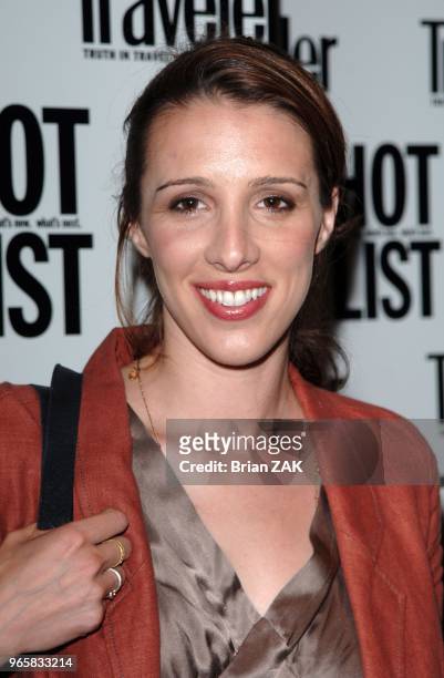 Alexandra Kerry arrives at Conde Nast Traveler's annual "Hot List Party" held at Megu, New York City ZAK BRIAN.