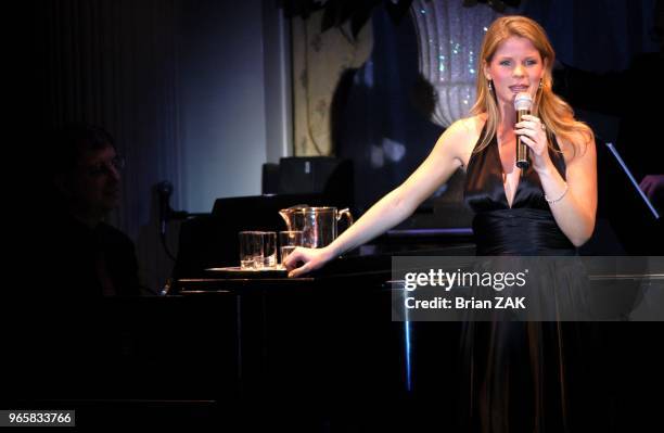 Kelli O' Hara at Manhattan Theatre Club's annual Winter Benefit "An Intimate Night" held at the Plaza Hotel, NYC.