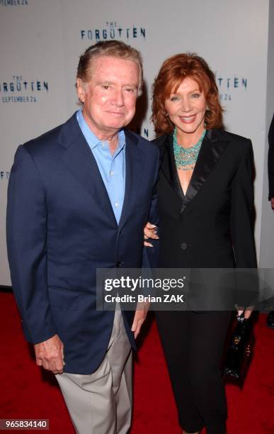 Regis Philbin and Joy Philbin arrive to "The Forgotten" Premiere at the Loews Lincoln Square, New York City.