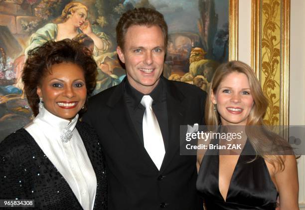 Leslie Uggams, Patrick Cassidy and Kelli O' Hara at Manhattan Theatre Club's annual Winter Benefit "An Intimate Night" held at the Plaza Hotel, NYC.