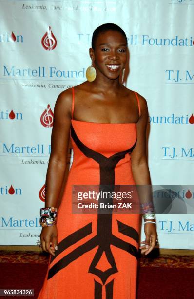India.Arie arrives at the 29th Annual T.J. Martell Foundation Award Gala, held at the Hilton Hotel.