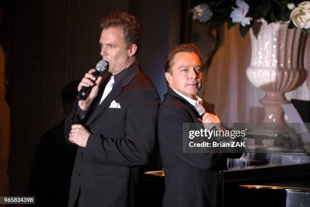 David Cassidy and Patrick Cassidy at Manhattan Theatre Club's annual Winter Benefit "An Intimate Night" held at the Plaza Hotel, NYC.