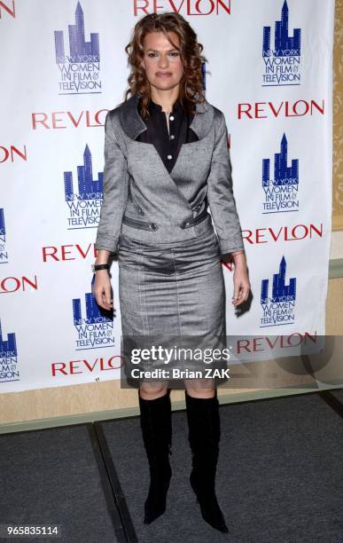 Sandra Bernhardt arrives to the 2004 Muse Awards Luncheon held at the Hilton, New York City.