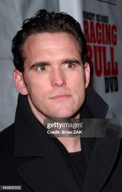 Matt Dillon arrives to the 25th Anniversary of Raging Bull and Collector's Edition DVD Debut held at the Ziegfield Theater, New York City.