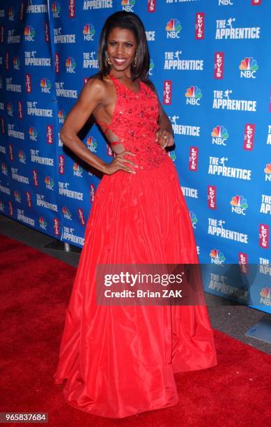 Omarosa Manigault-Stallworth arrives to NBC's "The Apprentice" second season final show after party held at Roseland, New York City.