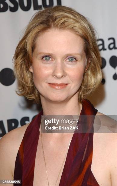 Cynthia Nixon arrives at the 16th Annual GLAAD Media Awards held at the Marriott Marquis Hotel, New York City ZAK BRIAN.