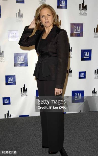 Katie Couric attends the New York Women in Film and Television's 26th annual Muse Awards held at the New York Hilton, New York City BRIAN ZAK.