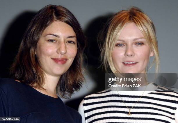 Sofia Coppola and Kirsten Dunst at The 44th New York Film Festival "Marie Antoinette" Press Conference held at Alice Tully Hall Lincoln Center, New...