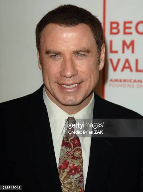 John Travolta arrives to the Premiere of "Lonely Hearts" as part of the 5th Annual Tribeca Film Festival held at TPAC, New York City BRIAN ZAK.