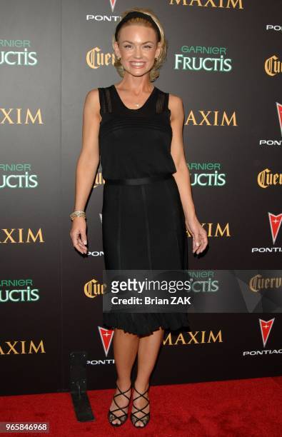 Kelly Carlson arrives to the 2006 Maxim Hot List Party held at Buddah Bar, New York City BRIAN ZAK.