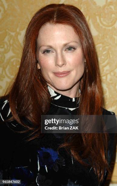 Julianne Moore arrives at the 25th Annual Muse Awards held at the Hilton Hotel, New York City BRIAN ZAK.