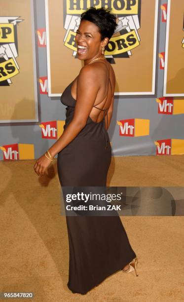 Nia Long arrives to the 2005 VH1 Hip Hop Honors held at the Hammerstein Ballroom, New York City BRIAN ZAK.