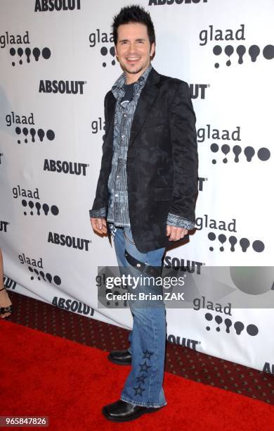 Hal Sparks arrives at the 16th Annual GLAAD Media Awards held at the Marriott Marquis Hotel, New York City ZAK BRIAN.