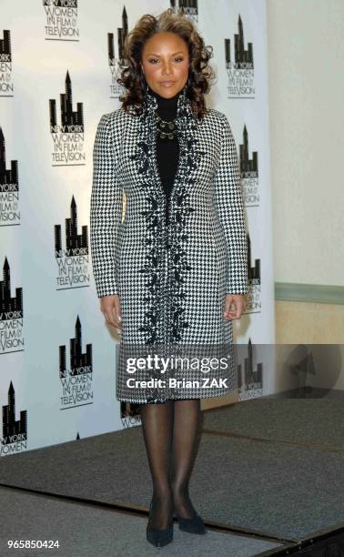 Lynn Whitfield arrives at the 25th Annual Muse Awards held at the Hilton Hotel, New York City BRIAN ZAK.