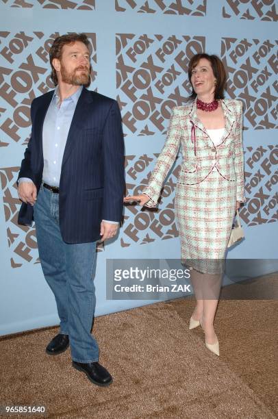Bryan Cranston and Jane Kaczmarek attend the Fox upfront at the Central Park Boathouse, New York City BRIAN ZAK.
