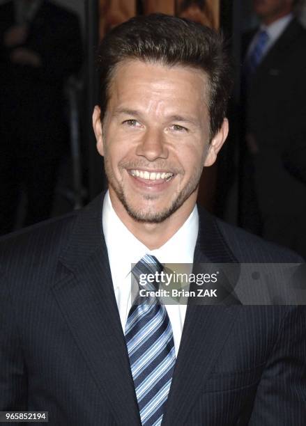 Mark Wahlberg arrives to the New York Premiere of "The Departed" held at the Ziegfeld Theater, New York City BRIAN ZAK.