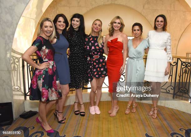 Beverly Mitchell, Kimberly J. Brown, Kaley Cuoco, Ashley Jones and Lacey Chabert attend Step Up's 14th Annual Inspiration Awards at the Beverly...