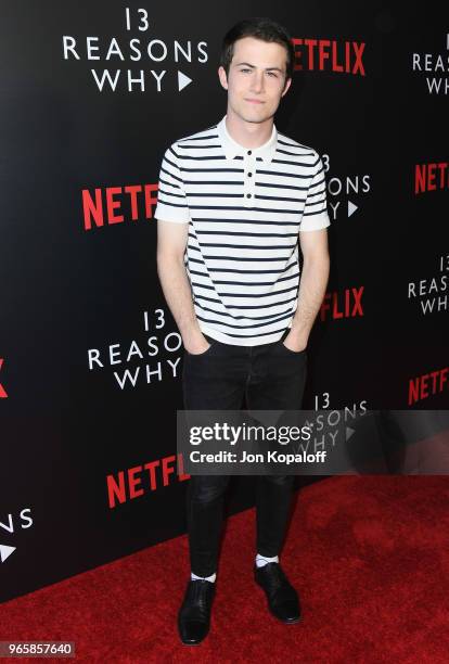 Dylan Minnette attends #NETFLIXFYSEE Event For "13 Reasons Why" Season 2 at Netflix FYSEE At Raleigh Studios on June 1, 2018 in Los Angeles,...