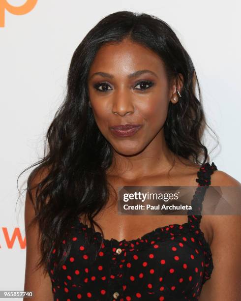 Actress Meagan Holder attends Step Up's 14th Annual Inspiration Awards at the Beverly Wilshire Four Seasons Hotel on June 1, 2018 in Beverly Hills,...