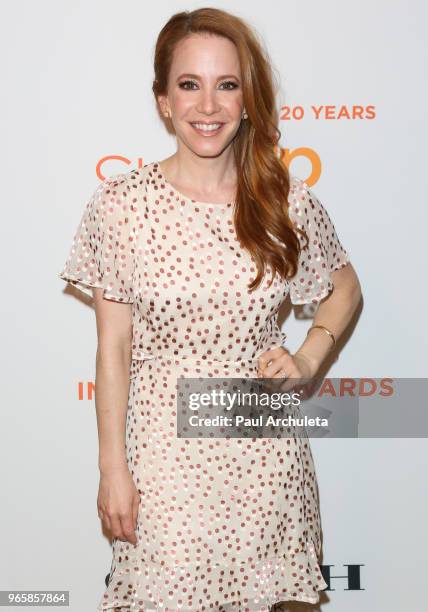 Actress Amy Davidson attends Step Up's 14th Annual Inspiration Awards at the Beverly Wilshire Four Seasons Hotel on June 1, 2018 in Beverly Hills,...