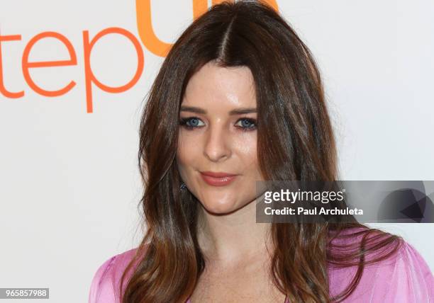 Actress Jenna Paulette attends Step Up's 14th Annual Inspiration Awards at the Beverly Wilshire Four Seasons Hotel on June 1, 2018 in Beverly Hills,...