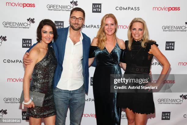 Greenwich International Film Festival Chairman of the Board and Founder Wendy Reyes, actor Ryan Eggold, Greenwich International Film Festival...