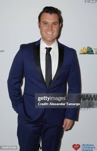 Albert Sardinas is seen at the Miami Fashion Week 2018 Benefit Gala on June 1, 2018 in Miami, Florida.