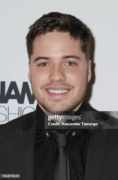 William Valdes is seen at the Miami Fashion Week 2018 Benefit Gala on June 1, 2018 in Miami, Florida.