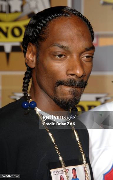 Snoop Dogg arrives to the 2005 VH1 Hip Hop Honors held at the Hammerstein Ballroom, New York City BRIAN ZAK.