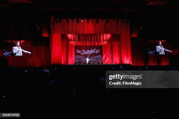 John Mulaney performs on the Bill Graham Stage during Clusterfest at Civic Center Plaza and The Bill Graham Civic Auditorium on June 1, 2018 in San...