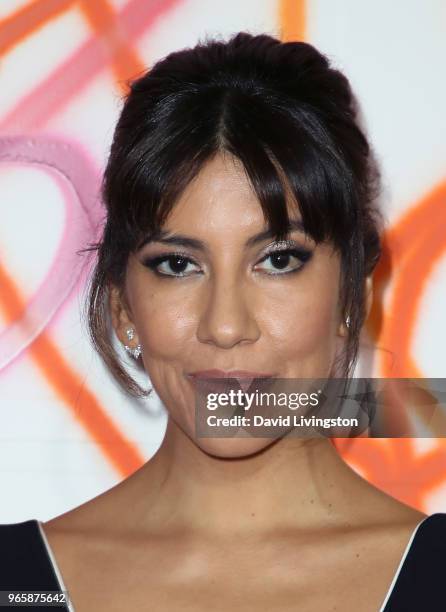 Actress Stephanie Beatriz attends the Champions of Pride hosted by Beverly Center and The Advocate at Farmhouse on June 1, 2018 in Los Angeles,...