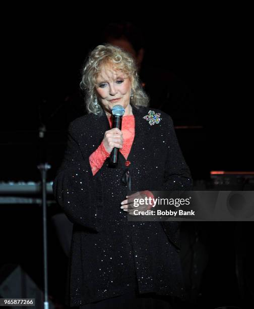 Petula Clark performs at Cousin Brucie's British Invasion 2018 at PNC Bank Arts Center on June 1, 2018 in Holmdel, New Jersey.