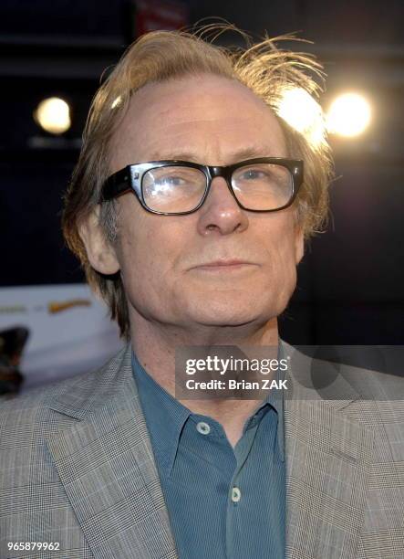 Bill Nighy arrives to the premiere of "Flushed Away" at AMC Lincoln Square , New York City BRIAN ZAK.